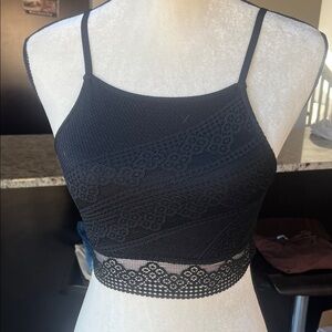 Aerie Black Lace Chemise